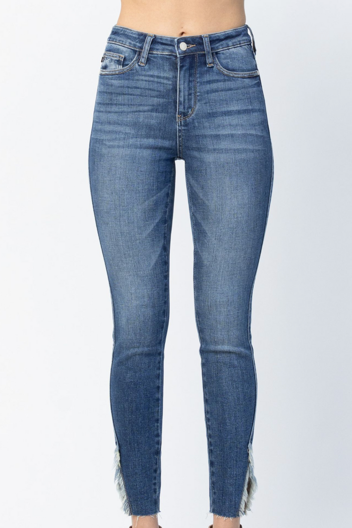 Blakely Frayed Ankle Jeans