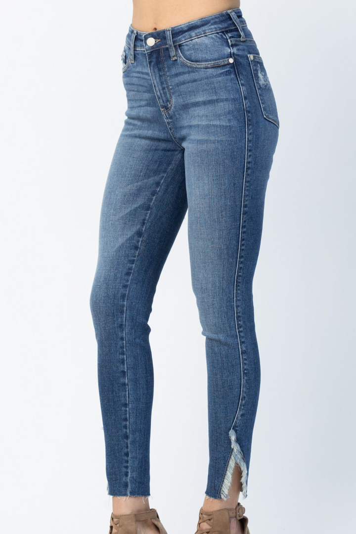 Blakely Frayed Ankle Jeans