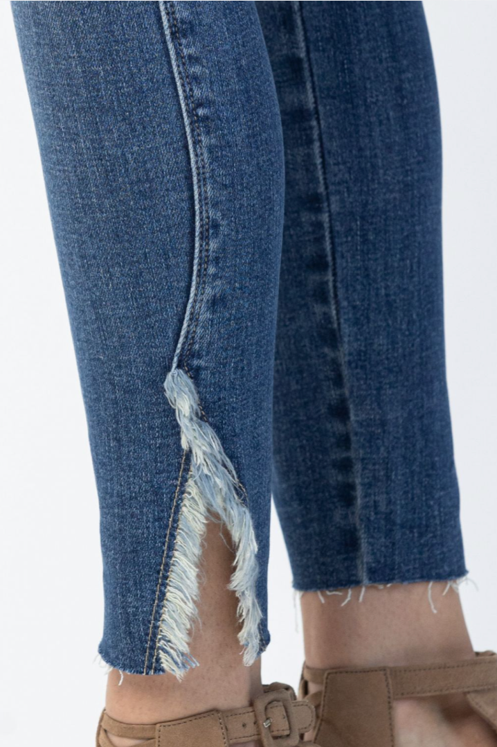Blakely Frayed Ankle Jeans