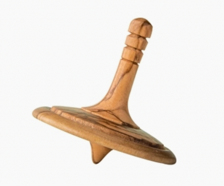 Olive Wood Top Spinner