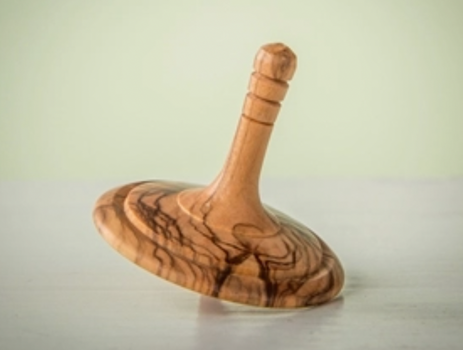 Olive Wood Top Spinner