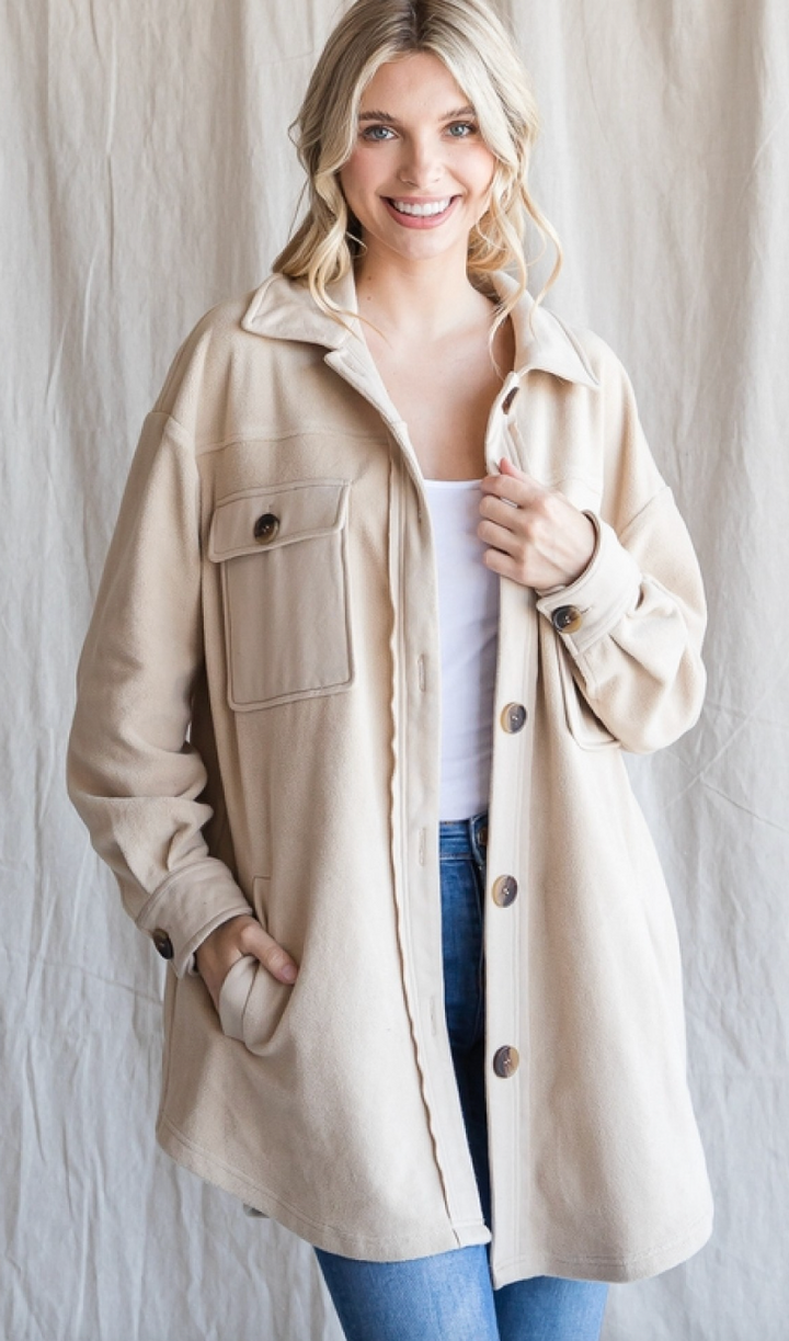 Mallory Long Sleeve Shacket