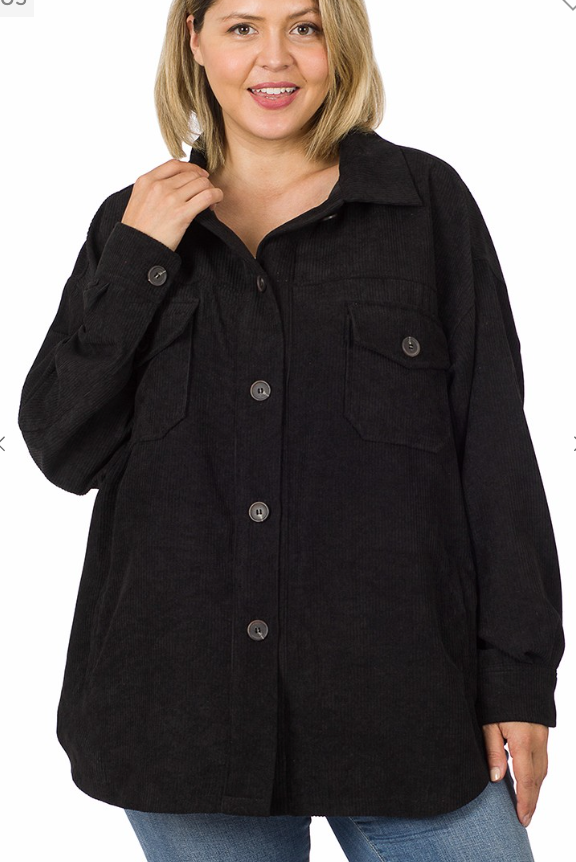 Sadie Corduroy Shacket