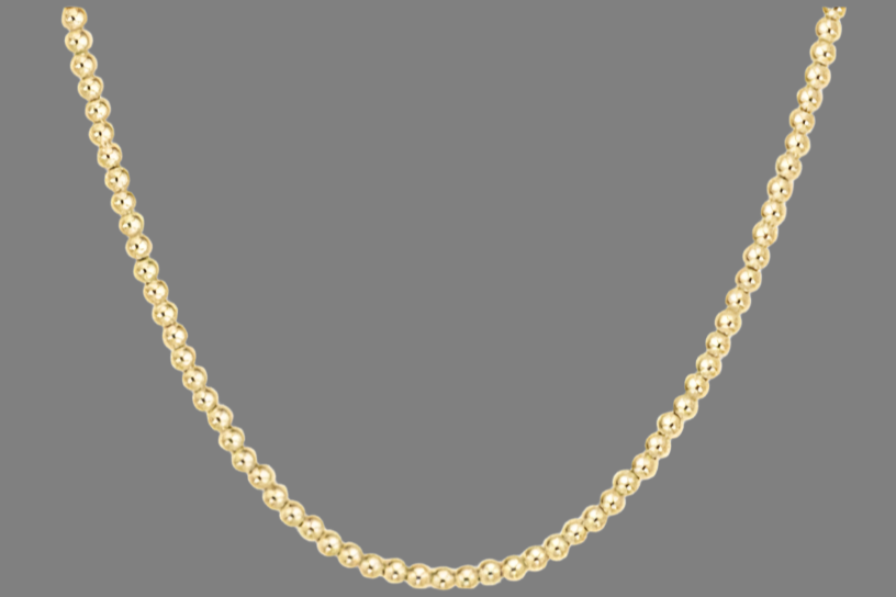 3mm Beaded Necklace