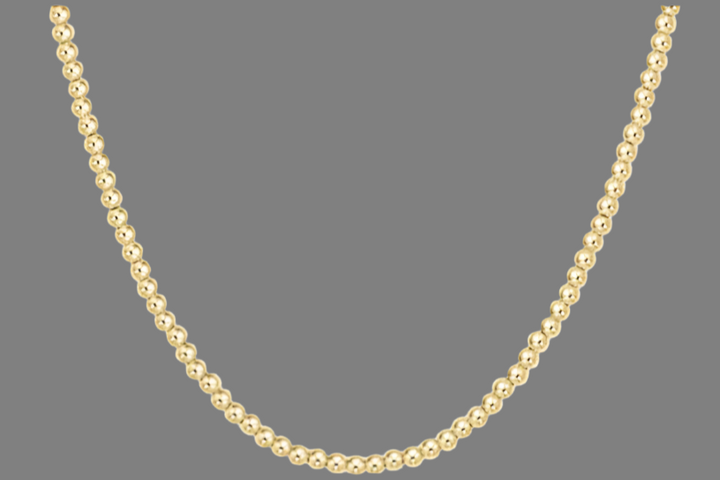 3mm Beaded Necklace