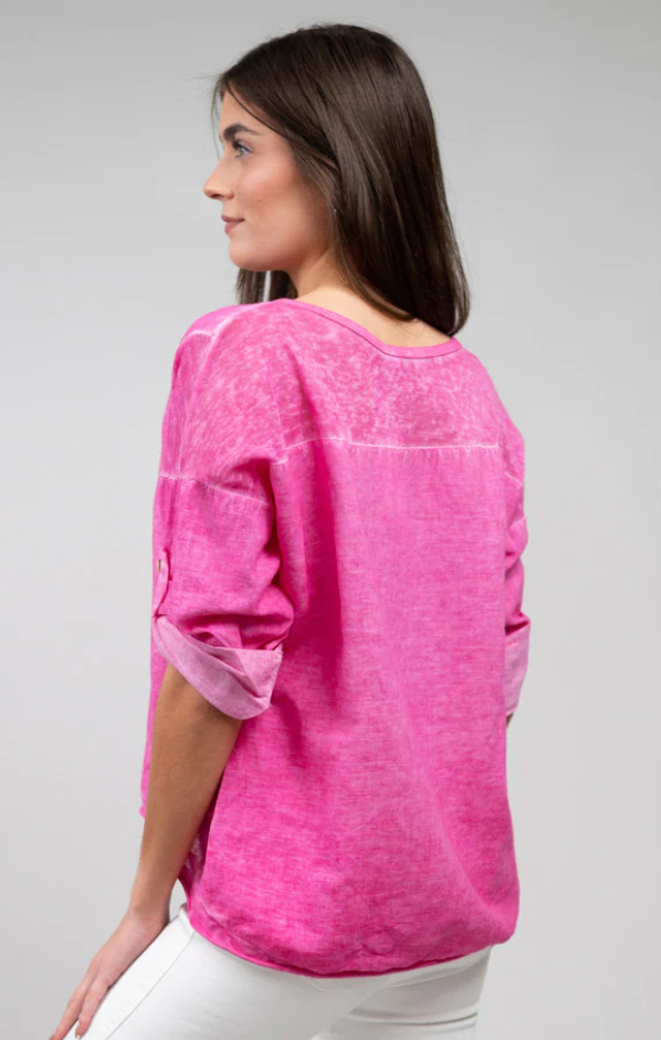 Marilyn Linen Top