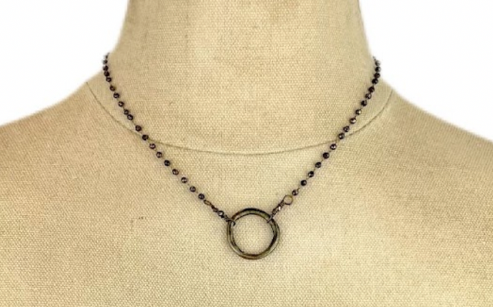 Molly Bronze Circle Necklace