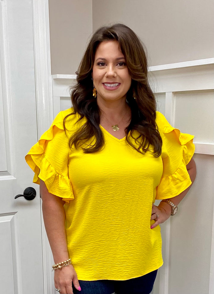 Tate Tulip Short Sleeve Top