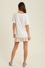 Joy Ruffe Sleeve Top