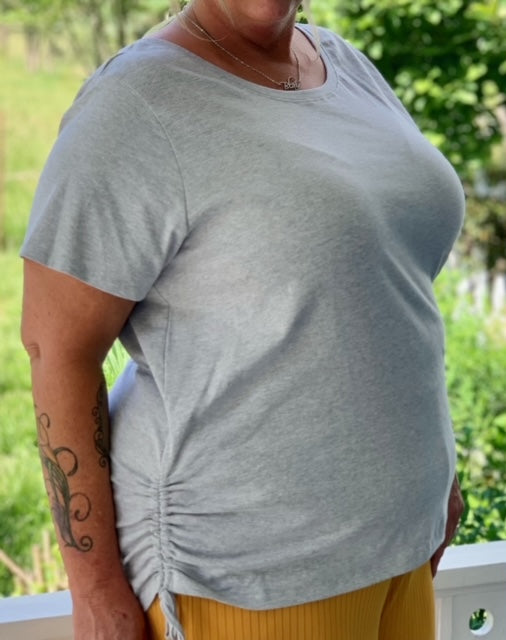 Sally Side Tie Plus Size Top