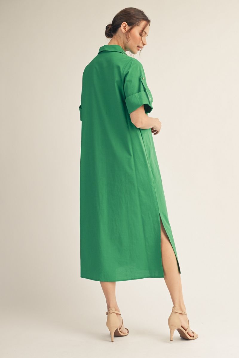 Kristin Short Sleeve Midi Dress