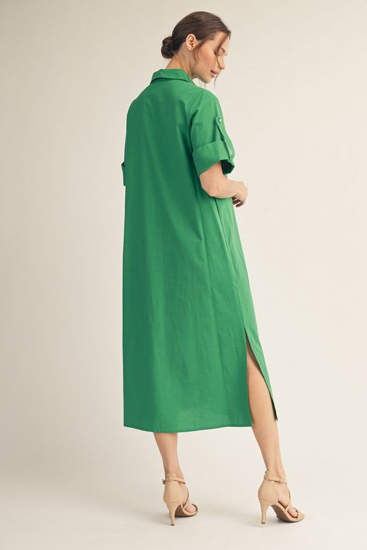 Kristin Short Sleeve Midi Dress