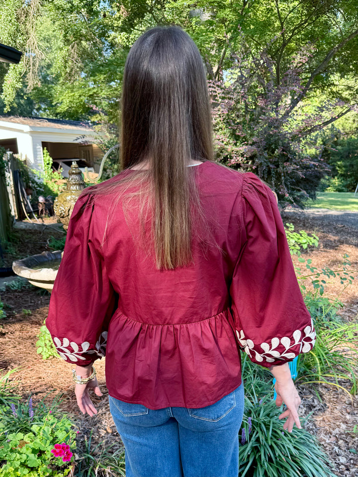 Brittany Peplum Top
