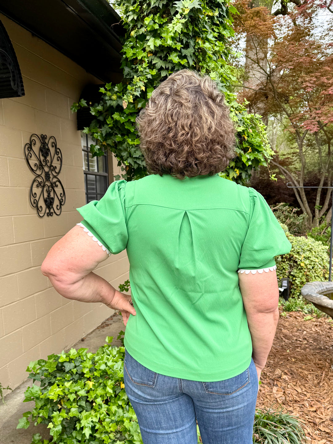 Charlie Short Puff Sleeve Top