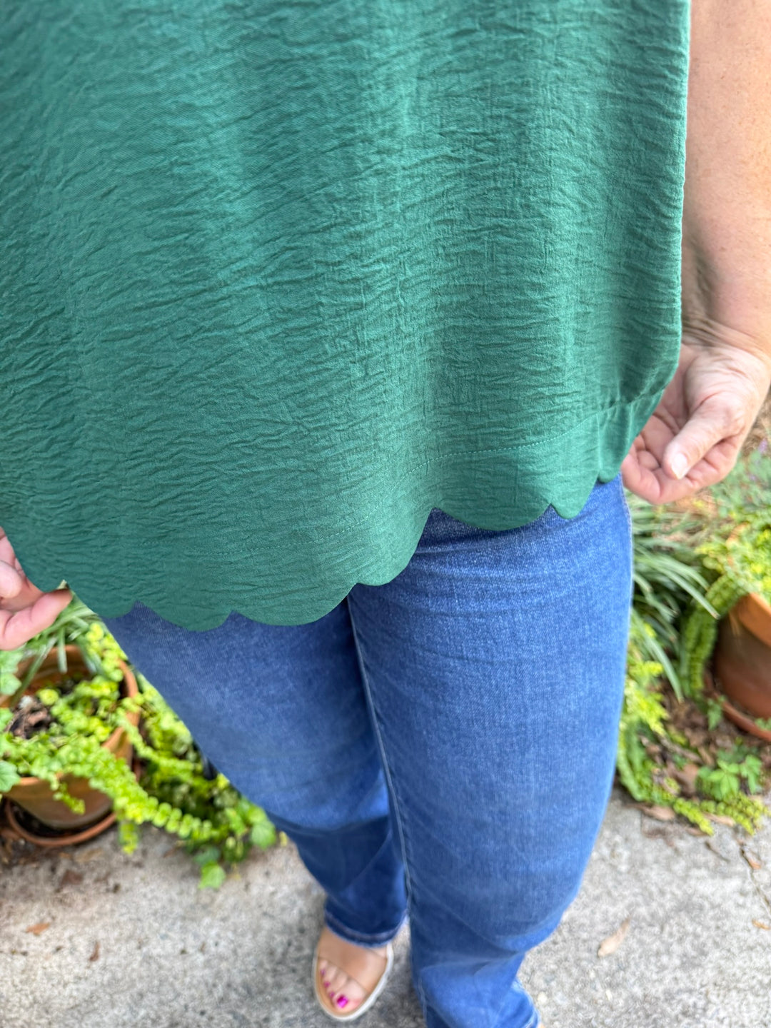 Ryan Short Sleeve Collared V-Neck Top