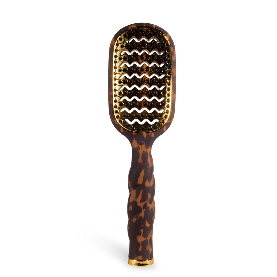 Teleties Vented Hair Brush | Blowout Brush for Faster, Smoother Styling