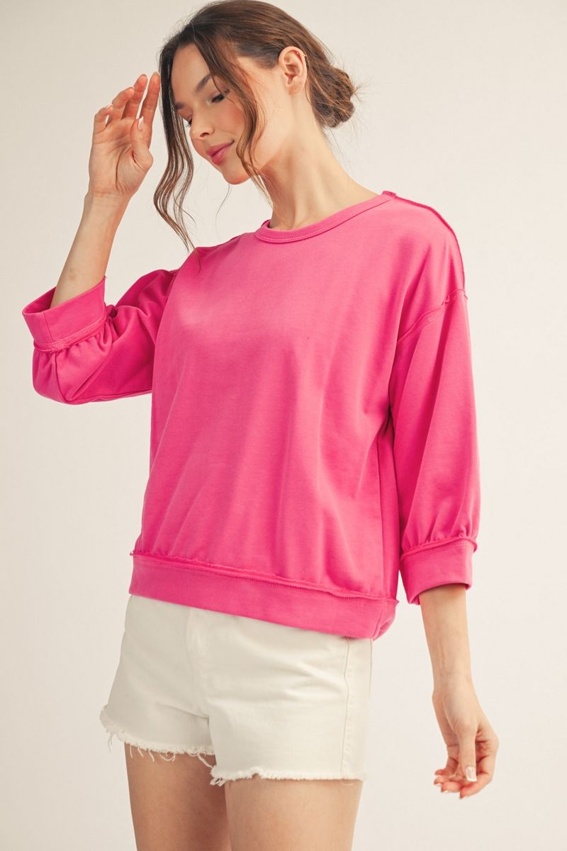 Candace 3/4 Sleeve Top