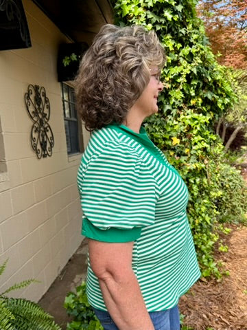 Clarice Short Puff Sleeve Top