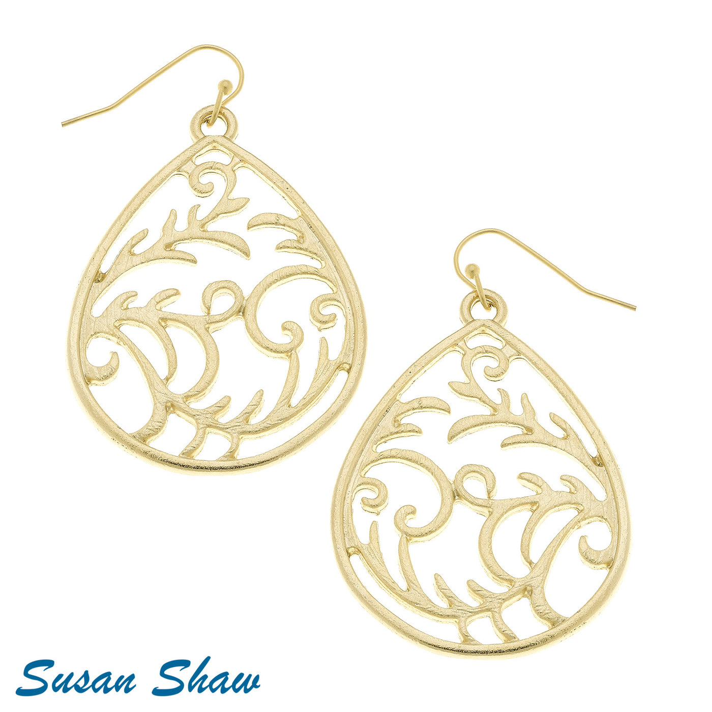 Susan Shaw Filigree Earrings