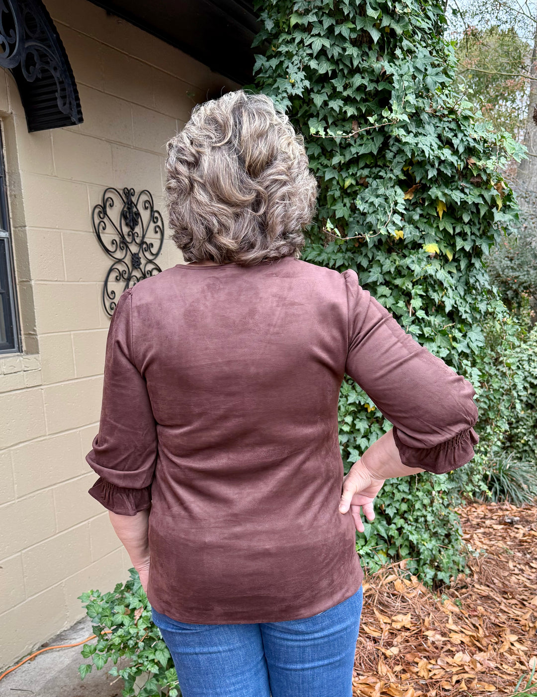 Elizabeth V Neck Top