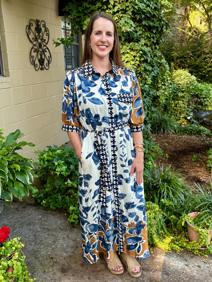 Sasha Print Midi Dress
