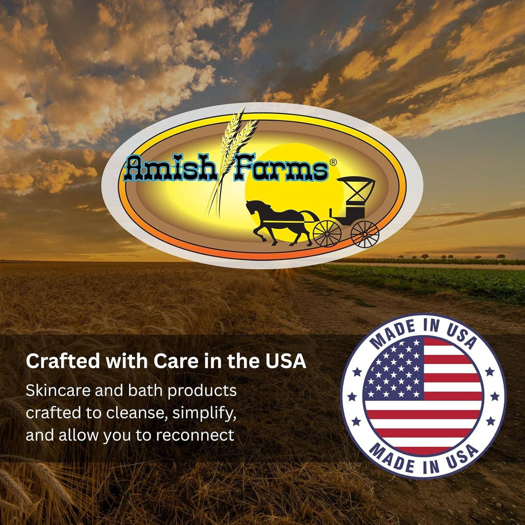 Amish Farms Soap 5-Bar Bag – Fragrance Free | Sensitive Skin Bar Soap