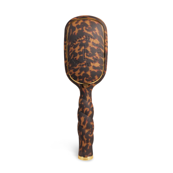 TELETIES Detangler Hair Brush for Thick Hair – Tortoise | Gentle, Pain-Free Styling