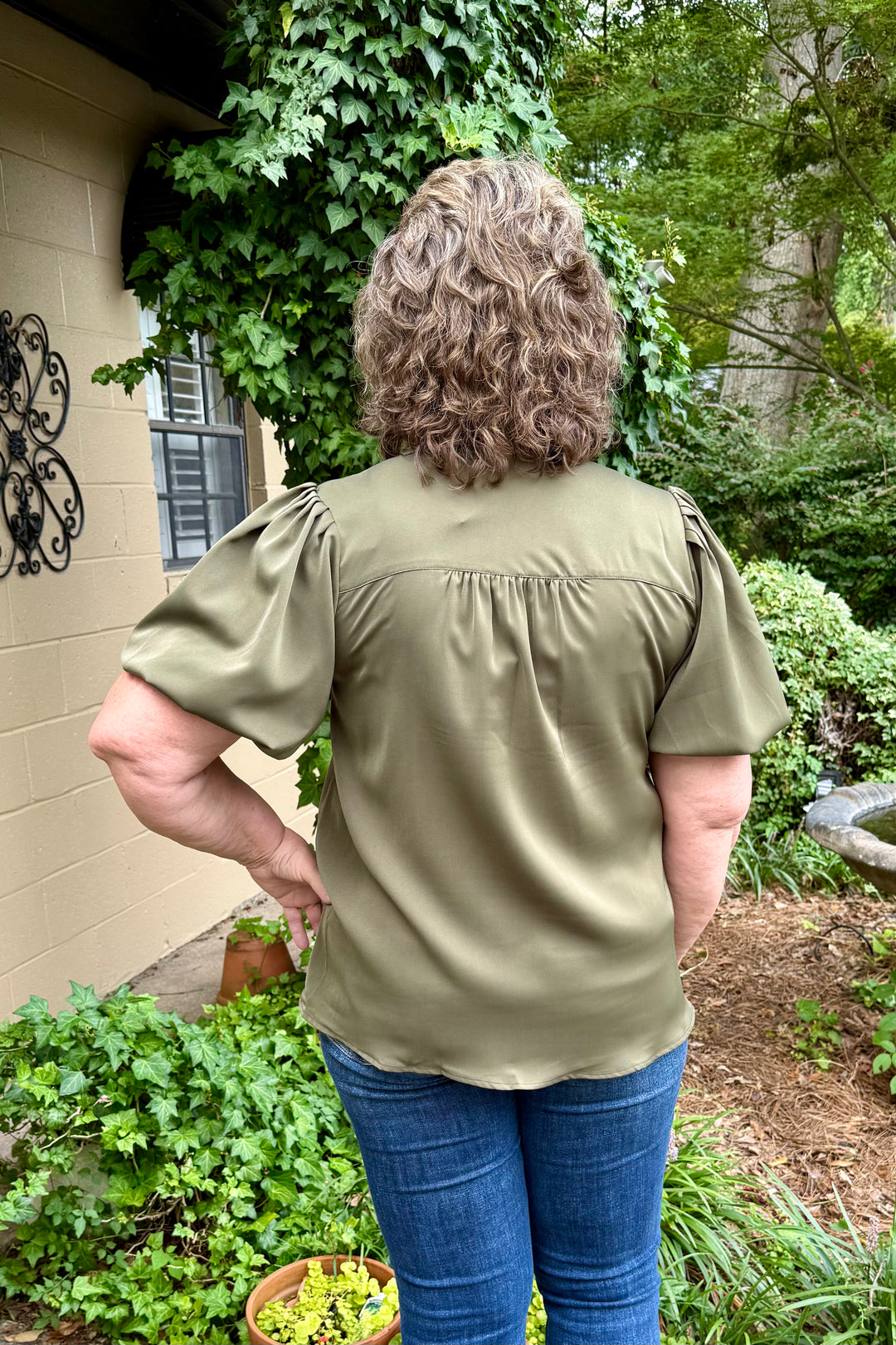 Carlie Puff Short Sleeve Top