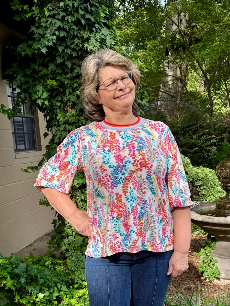 Natalie 3/4 Sleeve Top