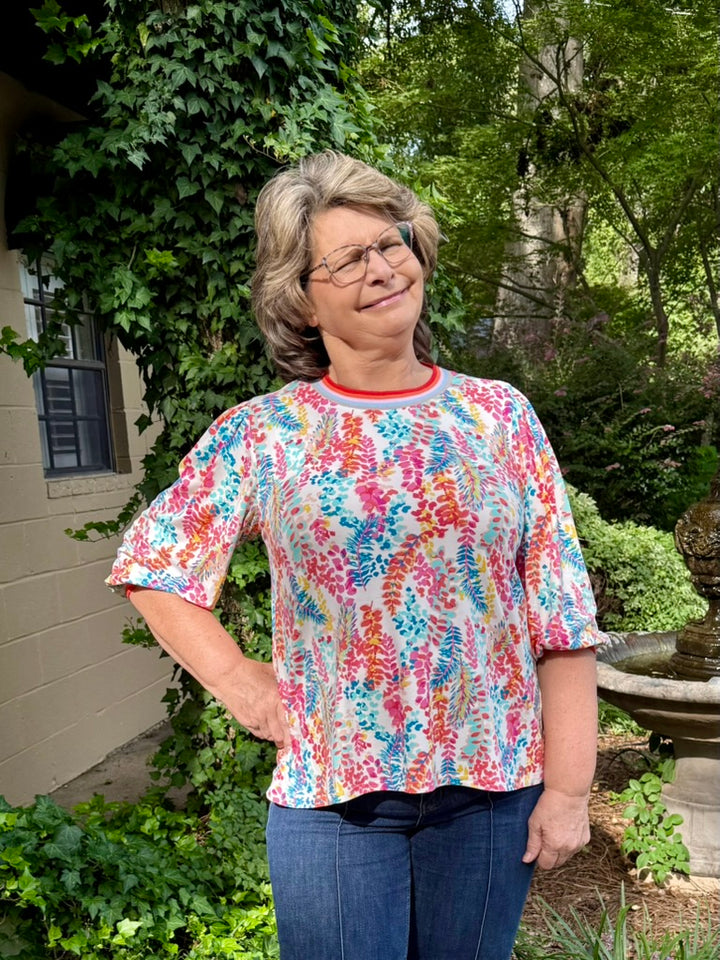 Natalie 3/4 Sleeve Top