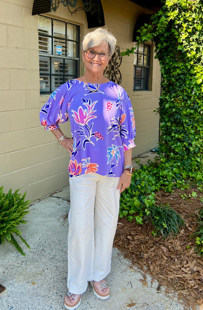 Lucy Floral Top