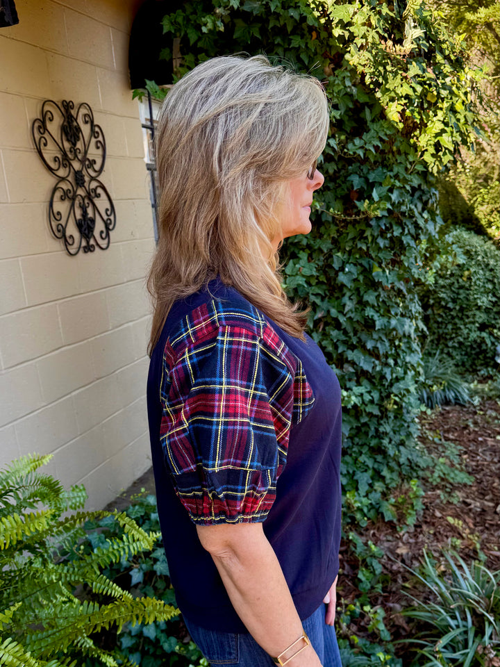 Everly Short Puff Sleeve Top