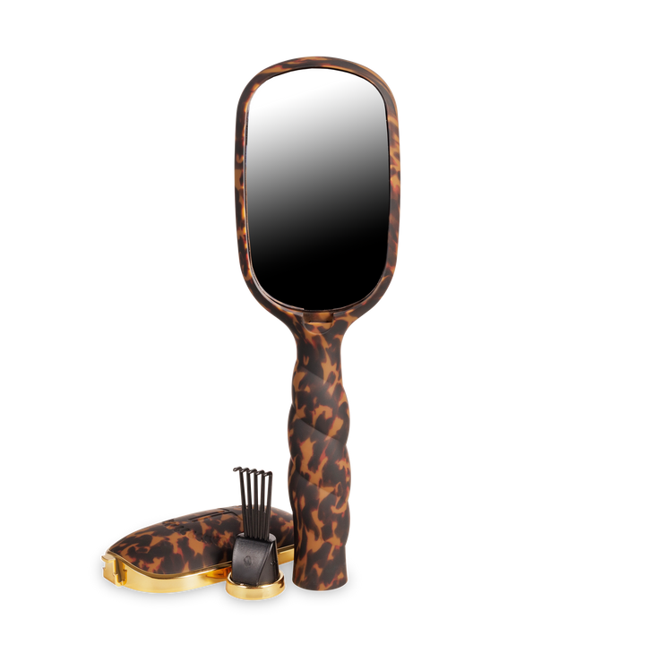 TELETIES Detangler Hair Brush for Thick Hair – Tortoise | Gentle, Pain-Free Styling
