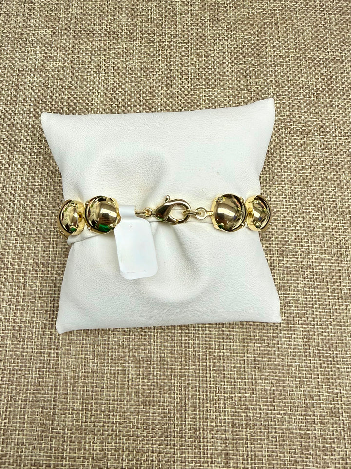 Amelia Gold Bead Bracelet