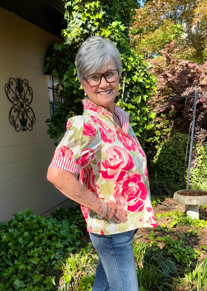Ginger Floral Top