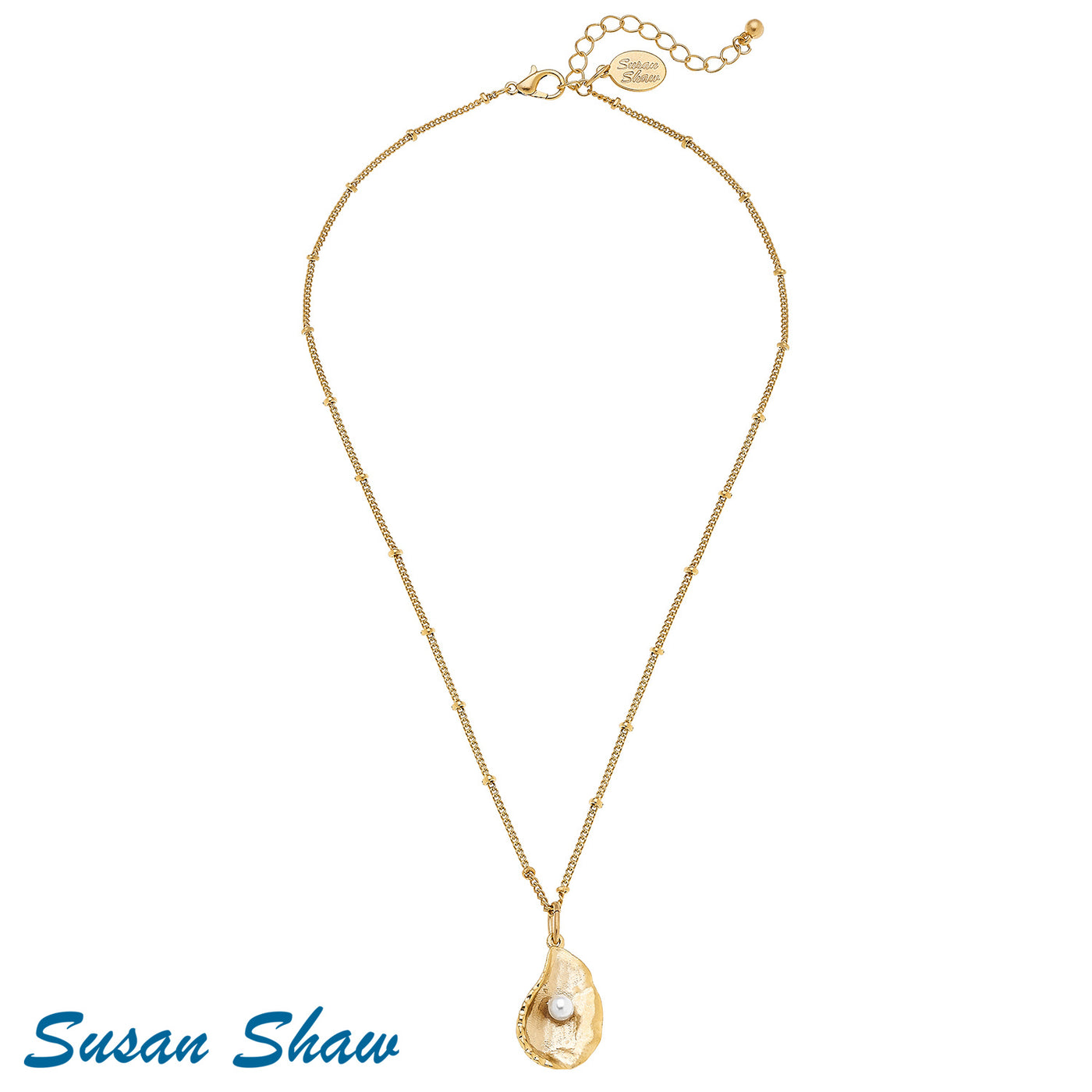 Susan Shaw Oyster Pearl Necklace
