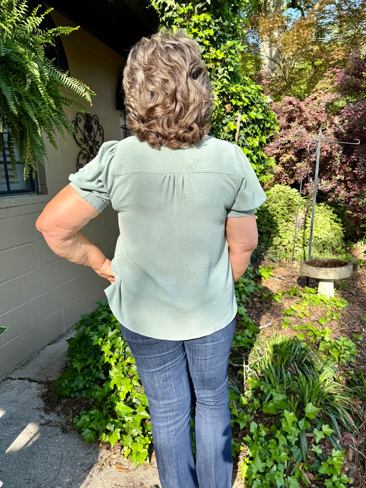 Camille V Neck Top