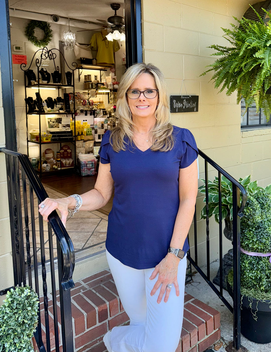 Juliana Tulip Sleeve Top