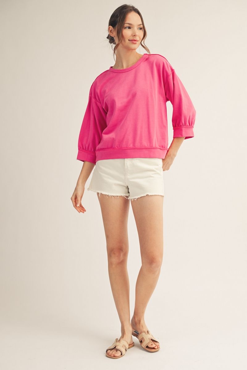 Candace 3/4 Sleeve Top