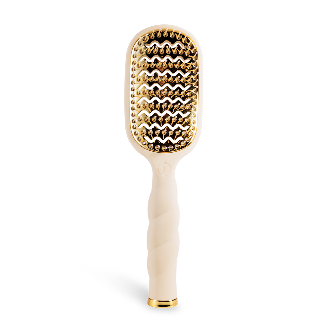 Teleties Vented Hair Brush | Blowout Brush for Faster, Smoother Styling