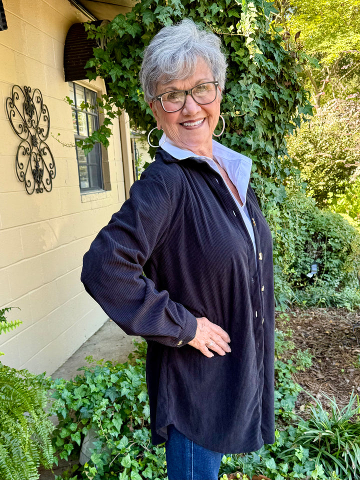 Gina Corduroy Shacket