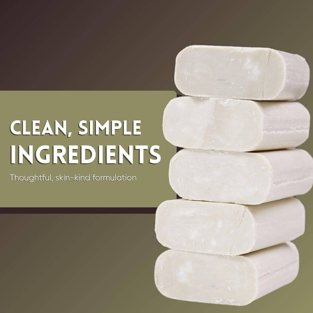 Amish Farms Soap 5-Bar Bag – Fragrance Free | Sensitive Skin Bar Soap