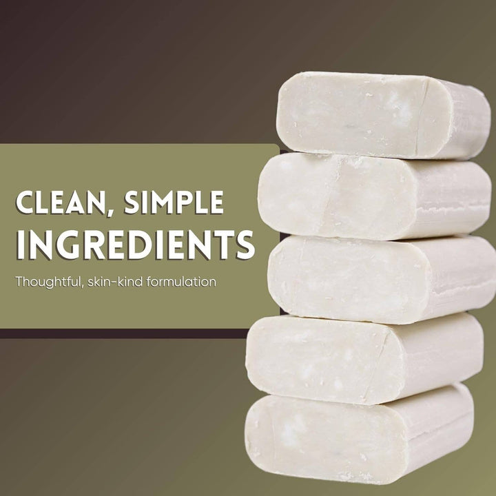 Amish Farms Soap 5-Bar Bag – Fragrance Free | Sensitive Skin Bar Soap