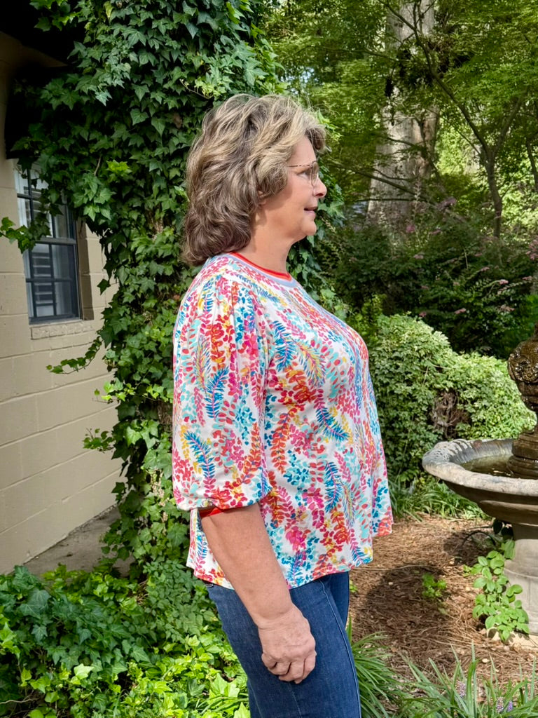 Natalie 3/4 Sleeve Top