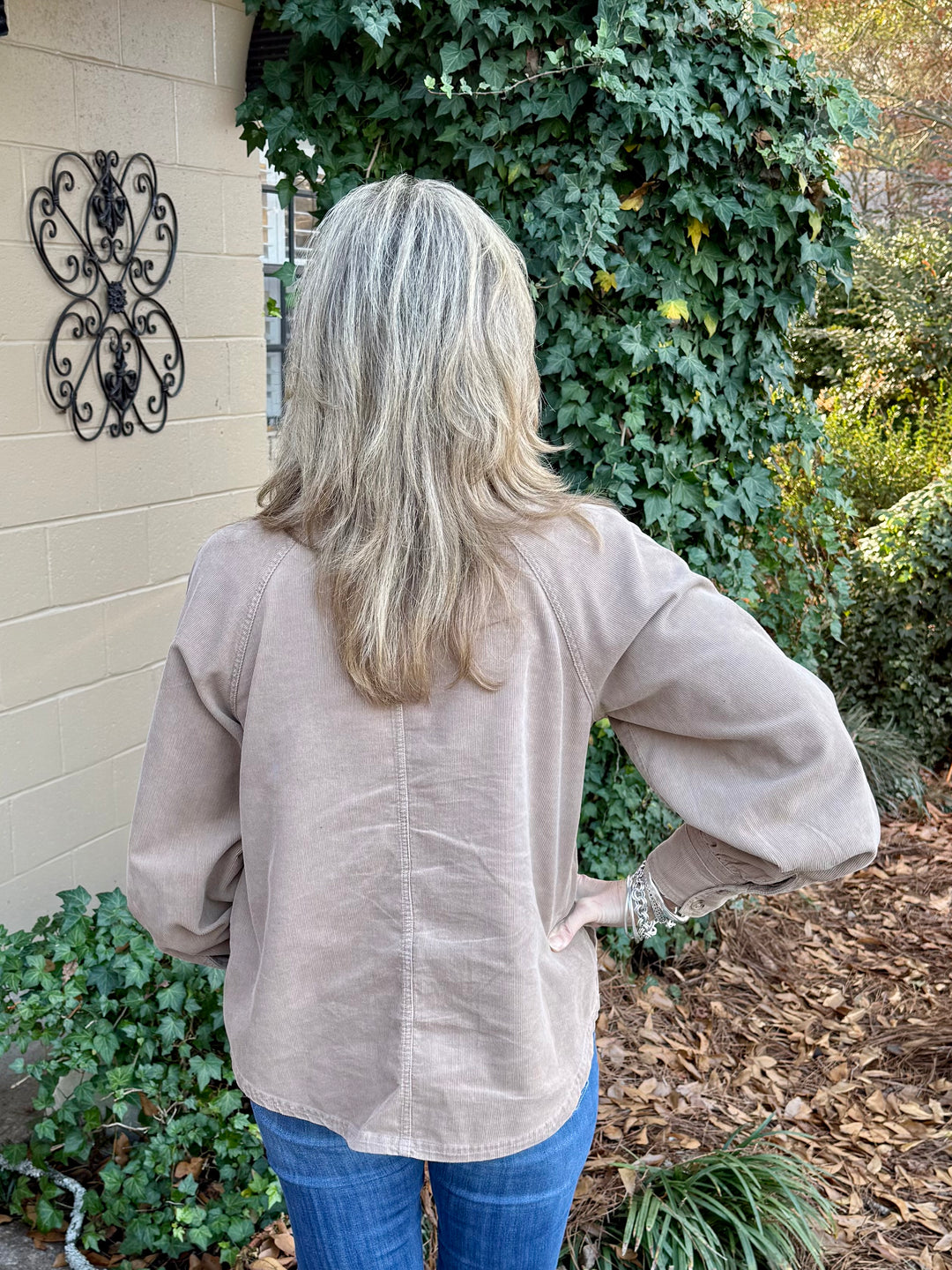 Lillian Button Down Top