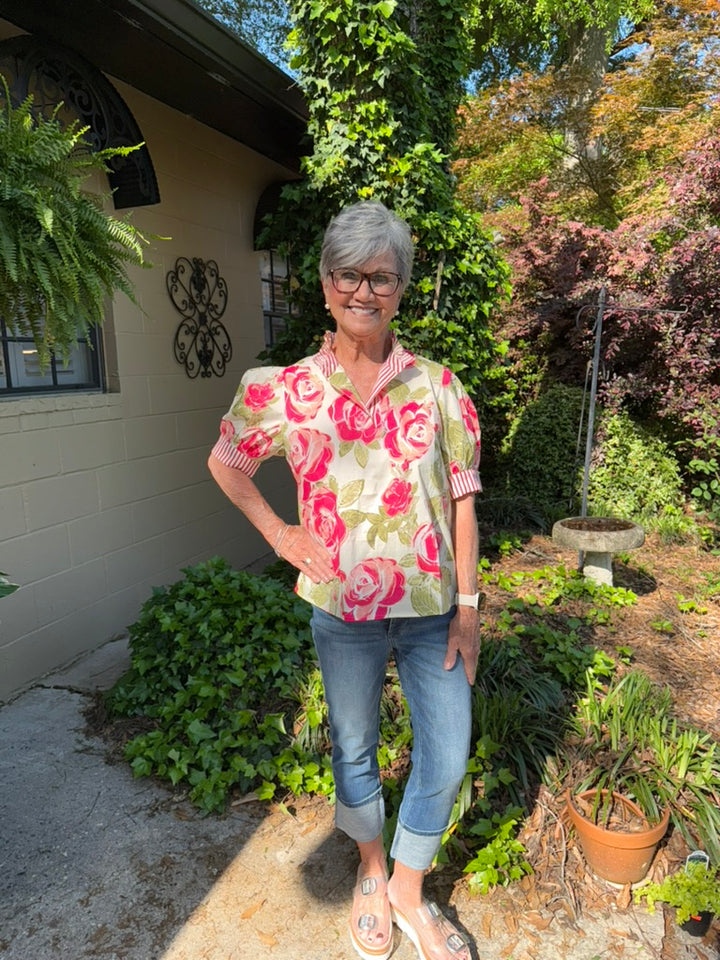 Ginger Floral Top