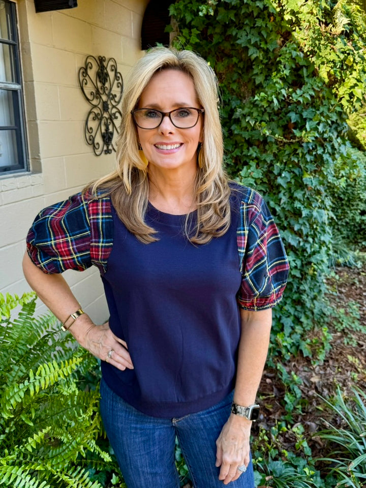 Everly Short Puff Sleeve Top