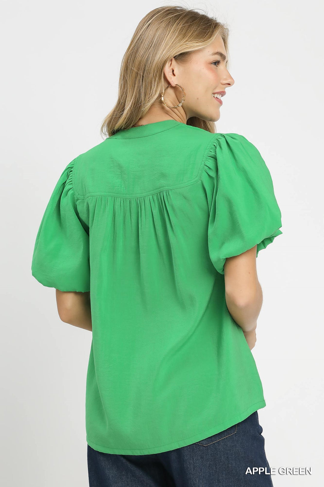 Faye Short Puff Sleeve Top