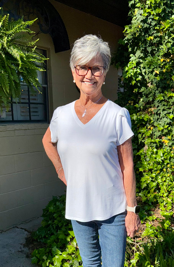 Juliana Tulip Sleeve Top
