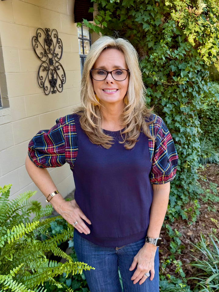 Everly Short Puff Sleeve Top